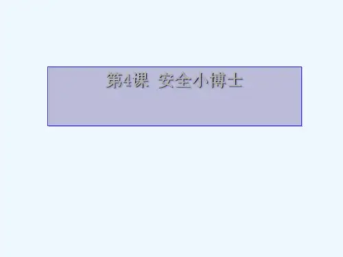 小学信息技术六年级下册第4课安全小博士PPT教学课件