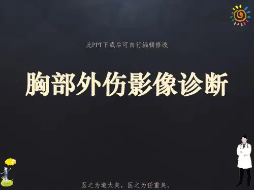 胸部外伤影像诊断PPT课件