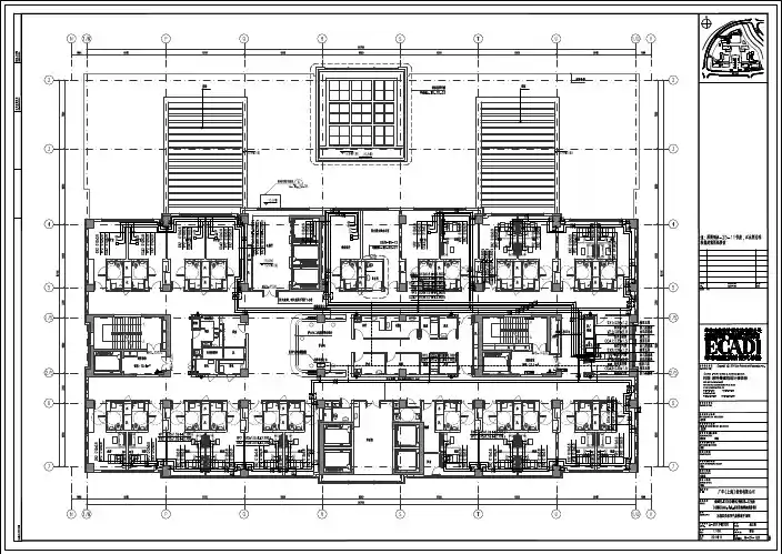 M-25-12B 医院四层医用气体管道平面图