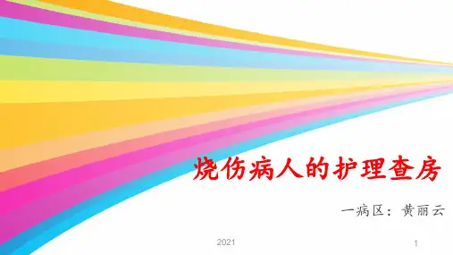 烧伤病人的护理查房PPT课件