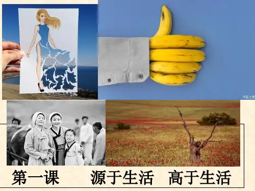 第一课源于生活高于生活 ppt课件