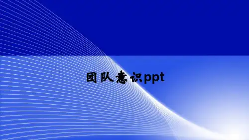 团队意识ppt