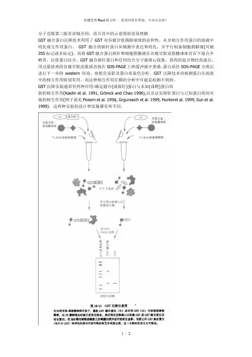 GST-Pull-Down原理