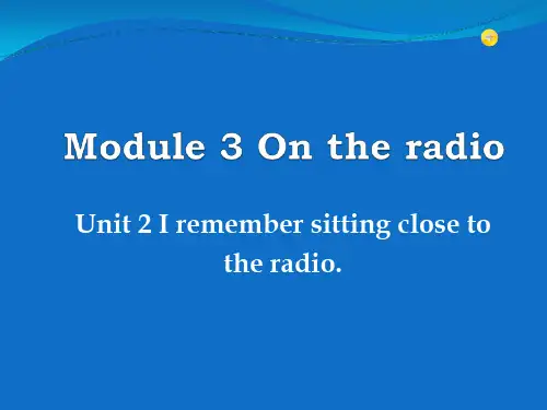 八年级英语下册Module3unit1课件外研版