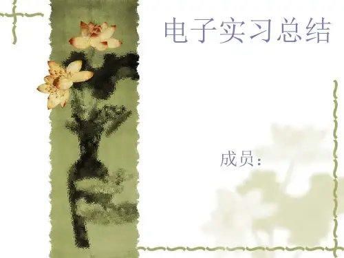 电子实习