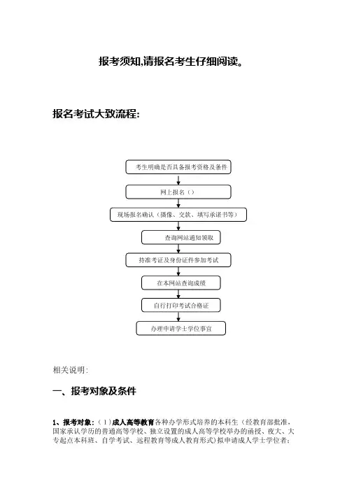 自学位英语考试流程及注意事项 