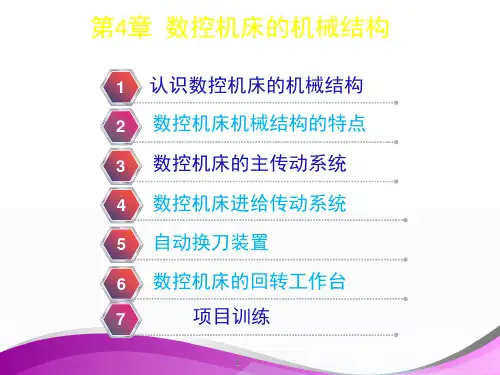 数控机床的机械结构