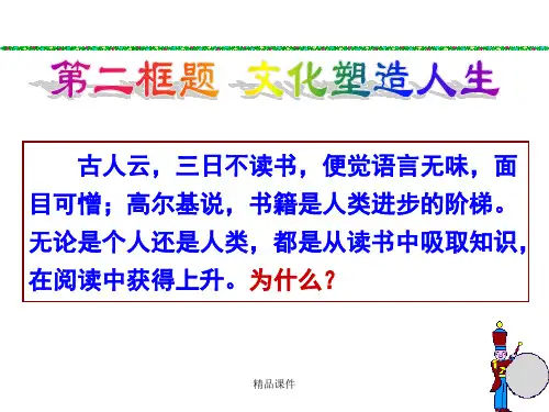 2.2文化塑造人生(精编课件).ppt