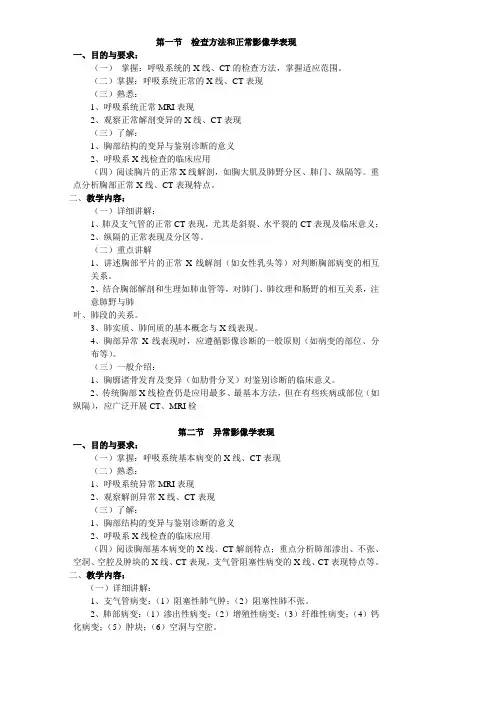 医学影像学-呼吸系统