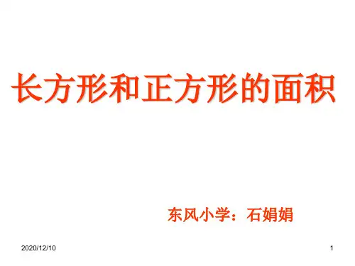 面积计算PPT教学课件