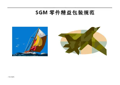 SGM汽车零件精益包装规范标准