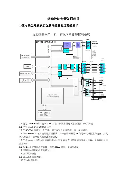 运动控制卡设计步骤