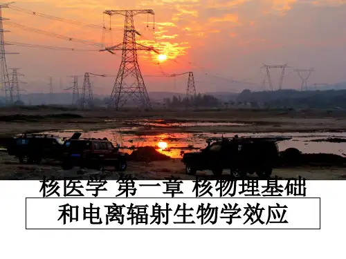 最新核医学 第一章 核物理基础和电离辐射生物学效应课件PPT