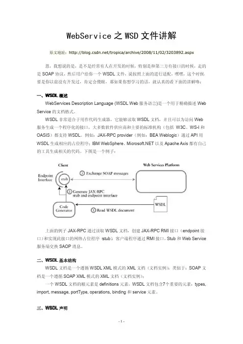 WebService之WSDL文件讲解