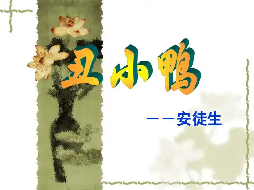 七下语文课件---《丑小鸭》ppt