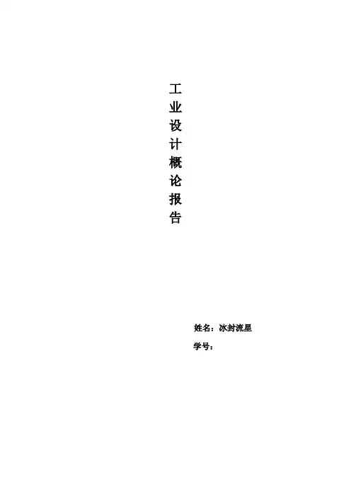 工业设计概论报告