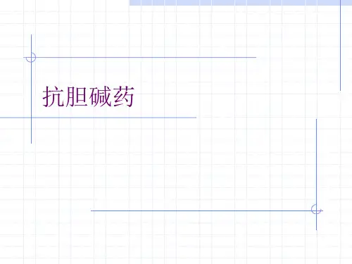 抗胆碱药
