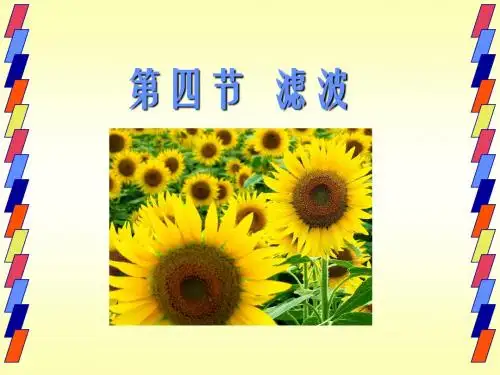 电子组装工艺与设备(大二下学期)第四节滤波