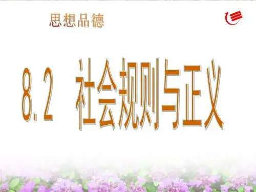 8.2.社会规则与正义