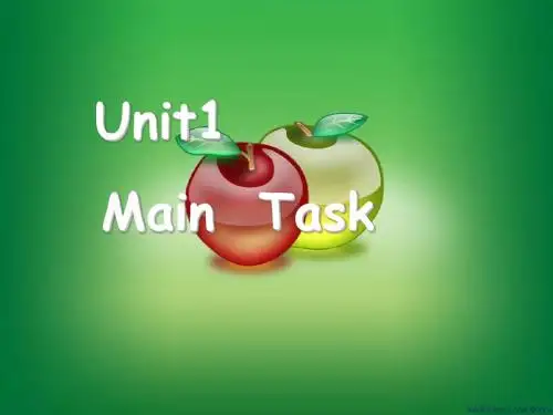 8Bunit1 Main task 1