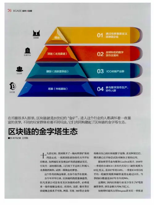 区块链的金字塔生态
