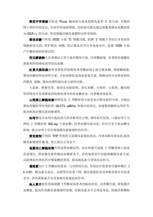 中药提取物--降糖
