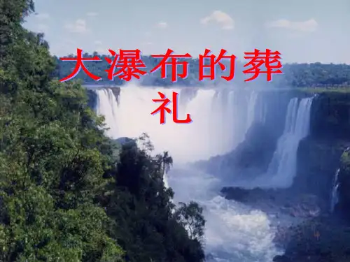 《大瀑布的葬礼》.PPT课件