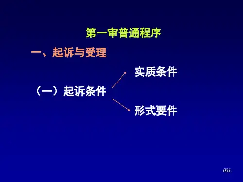 四川大学法学院本科生民事诉讼法课件(程序)汇编