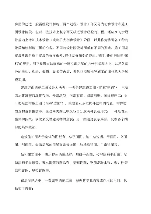 建筑施工图常用符号及图例 2