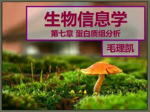 生物信息学7