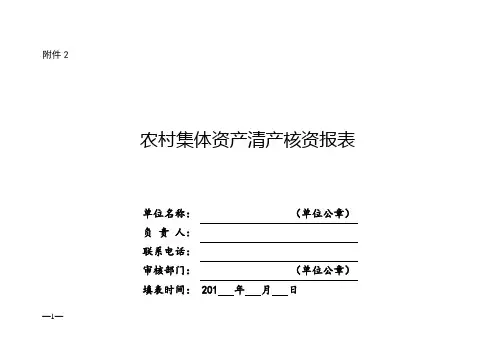 清产核资