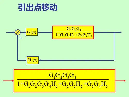 第二章 结构图的等效变换求系统的传递函数