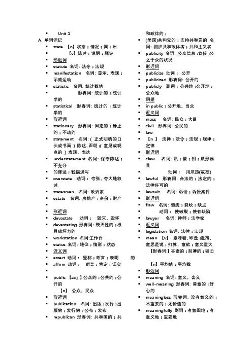 2020考研 恋恋有词 完整单词表