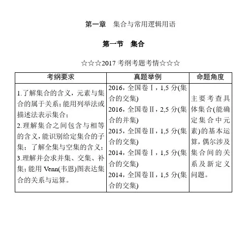 【一轮复习】高三文科数学第一轮复习资料