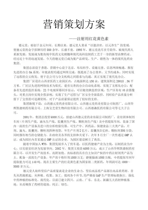 药品推广方案 2
