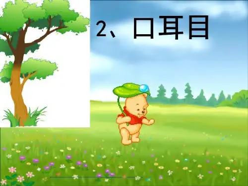 2口耳木1 PPT课件