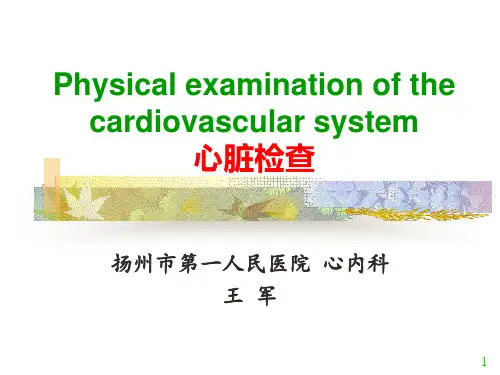 医科大学精品课件：心脏查体-视触叩