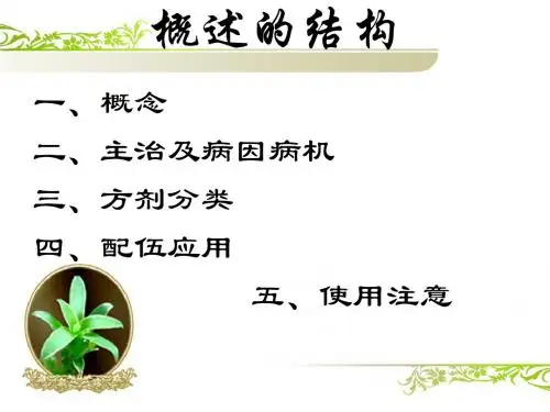 第一章解表剂