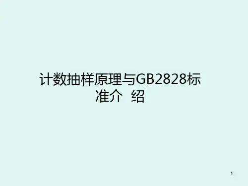 计数抽样原理与GBT2828标准.