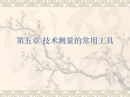 第五章 技术测量的常用工具
