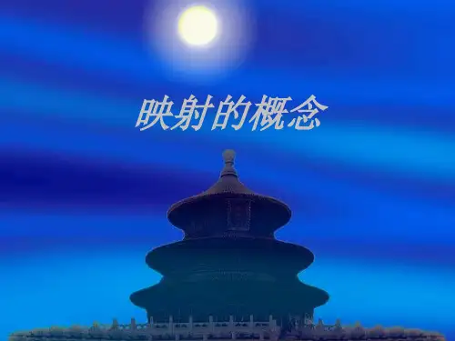 映射的概念(整理2019年11月)