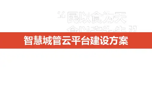智慧城管云平台建设方案