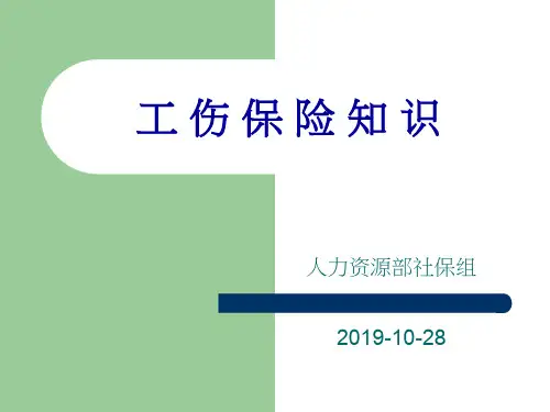 工伤保险政策知识18页PPT