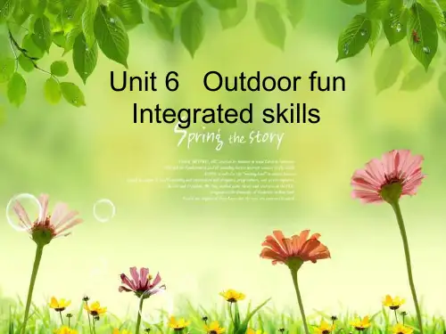 牛津译林版七年级下册(新)英语 Unit6+Integrated+skills