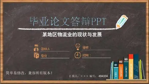 福州大学研究生开题报告模版答辩ppt模板