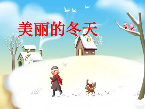 一年级上册道德与法治课件-美丽的冬天