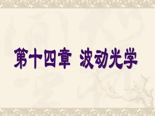 第14章 波动光学