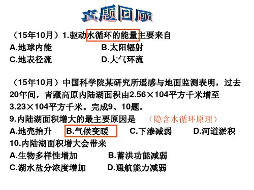 选考复习 水循环和洋流