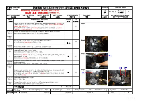 作业指导书 模板