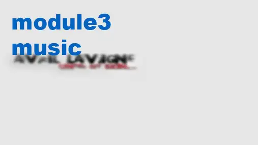 外研社必修二Module3MusicIntroductionPPT课件